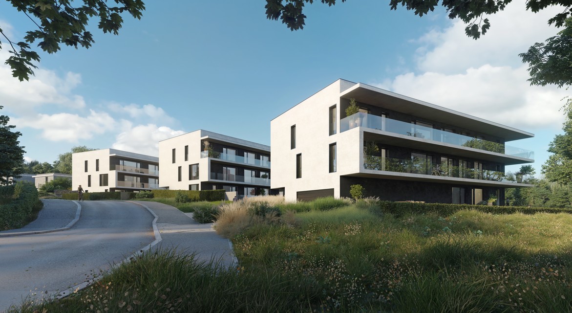 Moderní kvalitní architektura s promyšlenou funkční dispozicí bytů